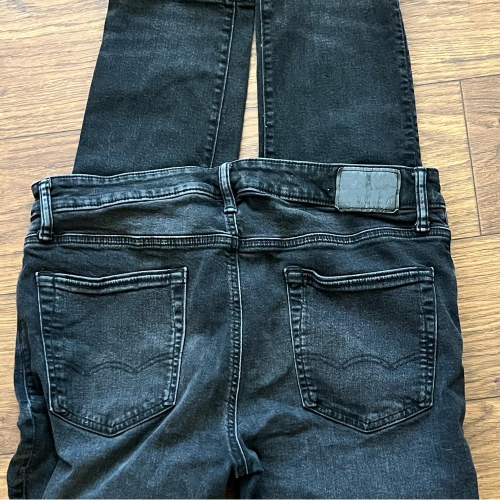 American Eagle Outfitters Black Airflex Straight Jeans Men’s Size 34 X 30